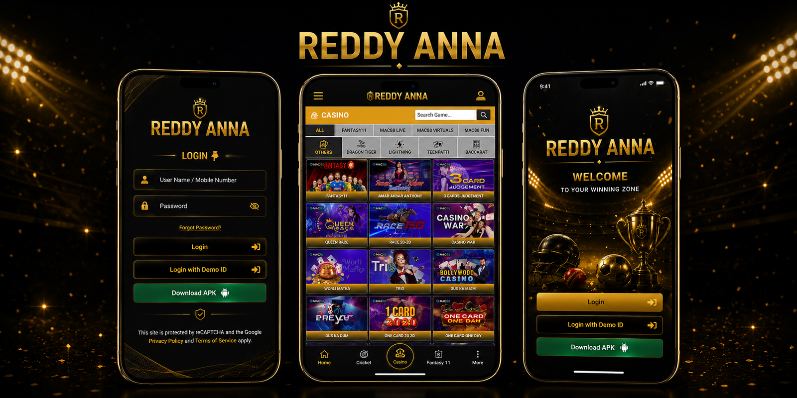 Reddy Anna App Desktop and Mobile Feature Preview