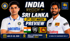 India vs Sri Lanka 2nd Test Prediction: Reddy Anna Cricket Match Preview