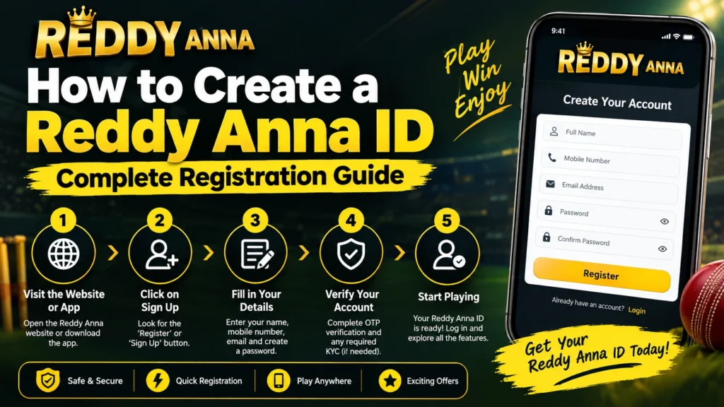 How to Create a Reddy Anna ID: Complete Registration Guide