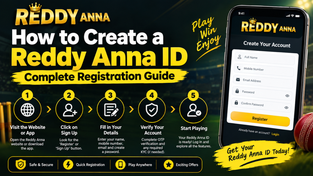 Reddy Anna ID password