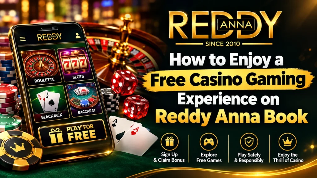 How to Enjoy a Free Casino Gaming Experience on Reddy Anna Book