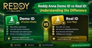 Reddy Anna Demo vs Real ID Infographic