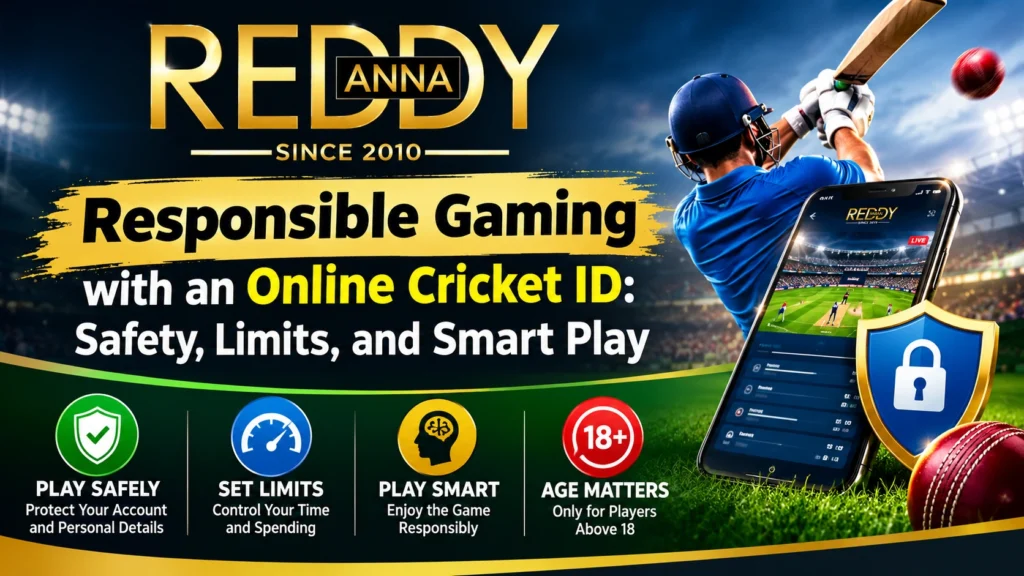 Reddy Anna Responsible Gaming with an Online Cricket ID: Safety, Limits, and Smart Play